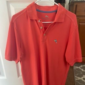 Tommy Bahama Limited Edition Emfielder Coral Polo